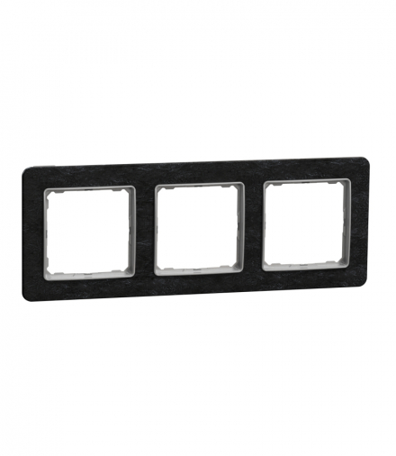 Sedna Design & Elements, Ramka 3-krotna, łupek, efekt kamienia Schneider SDD391803