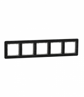 Sedna Design & Elements, Ramka 5-krotna, łupek, efekt kamienia Schneider SDD391805