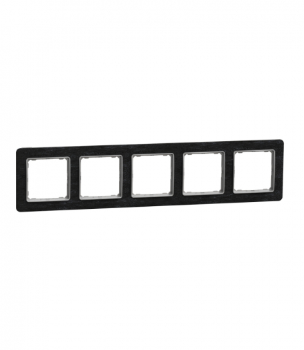 Sedna Design & Elements, Ramka 5-krotna, łupek, efekt kamienia Schneider SDD391805