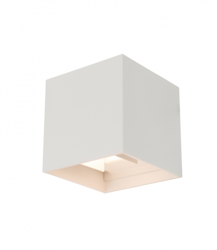 Lampa ogrodowa na elewację, regulowany kąt świecenia, LED RIKO 2x4W BIAŁA barwa CIEPŁOBIAŁA KOBI LIGHT KTLORO2X4CBB