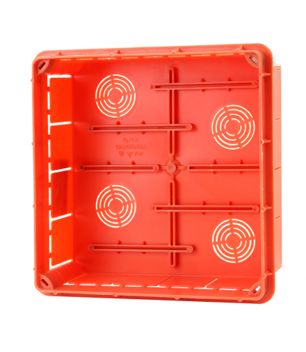 Puszka podtynkowa Pp/t 9 (196x196x68,5), biała pokrywa, zaślepka tekturowa, IP40