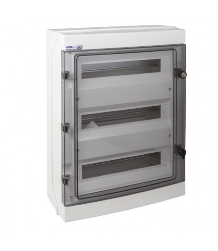 Rozdzielnica hermetyczna RH-54/3, listwy zaciskowe, wspornik TH35, IK07, 1000V DC, IP65