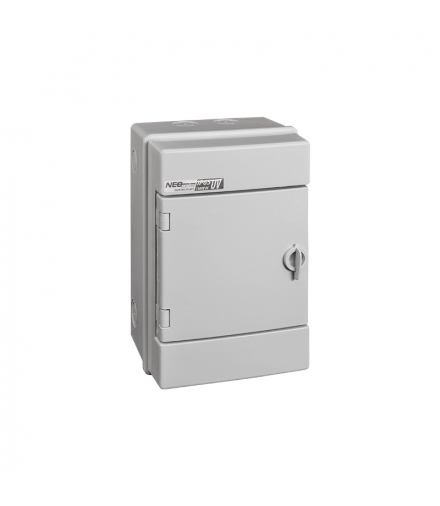 Rozdzielnica hermetyczna natynkowa RH-4/UV, AC/DC, 1500VDC, 500VAC, IP65, szara