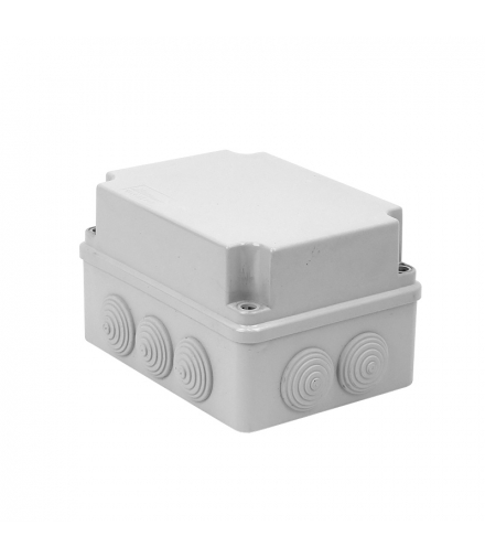 Puszka hermetyczna PH-2B.3, z zamocowanymi elastycznymi dławikami PE, IP65