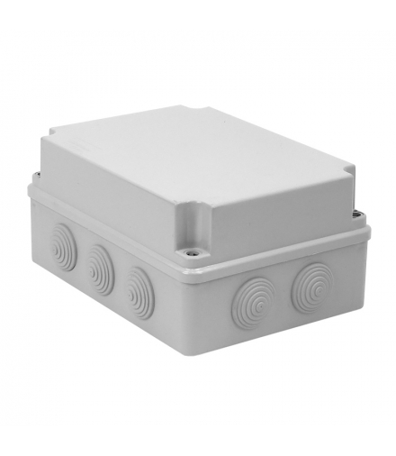 Puszka Hermetyczna PH-3B.3, z zamocowanymi elastycznymi dławikami PE, IP65