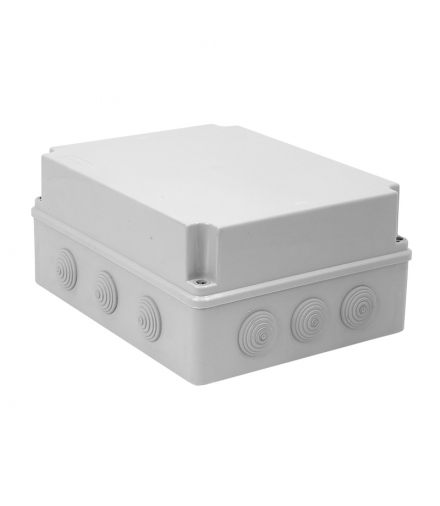 Puszka Hermetyczna PH-4B.3, z zamocowanymi elastycznymi dławikami PE, IP65