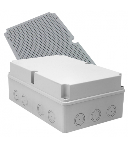 Puszka hermetyczna PH-5A.2P, z osłabieniami pod dławiki, płyta PMT-5, IP65