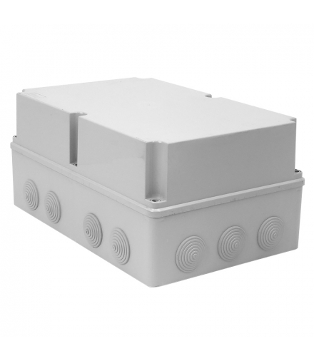 Puszka Hermetyczna PH-5B.3, z zamocowanymi elastycznymi dławikami PE, IP65