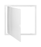 Drzwiczki rewizyjne 40/40 mm, kolor biały Orno ID-40/40