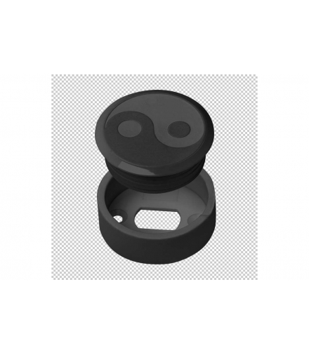 Włącznik dotykowy bezprzewodowy CCT czarny (dodatkowe kodowanie pilota) GTV AE-WDBP2CCT-20N