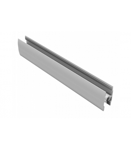 Profil aluminiowy HRS 10/4mm, L 4,05 m, kolor aluminium GTV A-HRS10-405-05