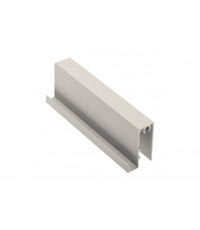 Profil aluminiowy listwa dolna FLAT LINE, L 2,35 m, kolor szampan - anodowany GTV A-LD10FL-235-90