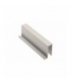 Profil aluminiowy listwa dolna FLAT LINE, L 2,35 m, kolor szampan - anodowany GTV A-LD10FL-235-90