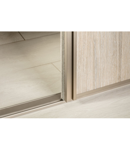 Profil aluminiowy maskownica EVO, L 1,7 m, kolor champagne GTV A-MEVO-170-90