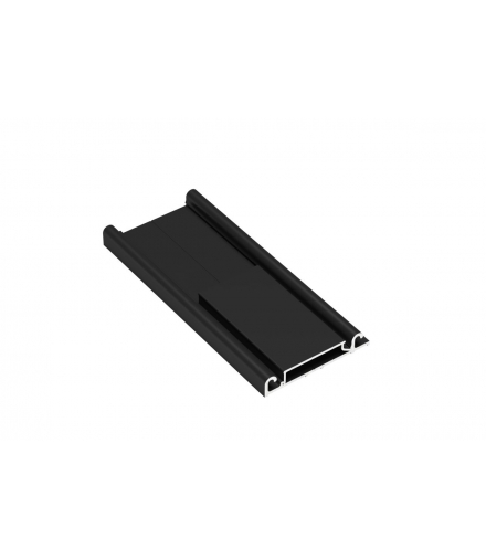 Profil aluminiowy maskownica EVO, L 2,35 m, kolor czarny GTV A-MEVO-235-20M