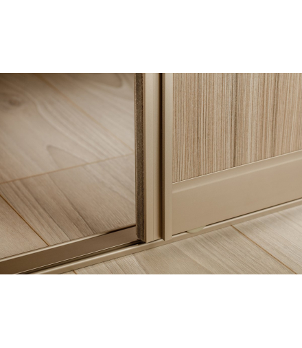 Profil aluminiowy maskownica EVO, L 4,05 m, kolor champagne GTV A-MEVO-405-90