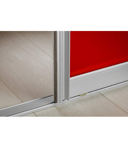 Profil aluminiowy rączka symetryczna FALDA 10 mm/4 mm, L 2,7m, kolor srebrny - anodowany GTV A-R10FALDA-270-05