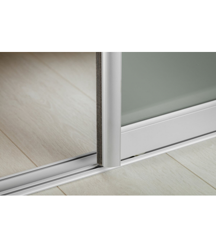 Profil aluminiowy rączka FORM 10 mm/4 mm, L 2,7m, kolor srebrny - anodowany GTV A-R10FORM-270-05