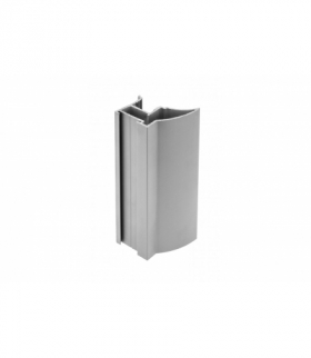 Profil aluminiowy rączka NOVO 10 mm/4 mm, L 2,7 m, kolor srebrny - anodowany GTV A-R10NOV-270-05