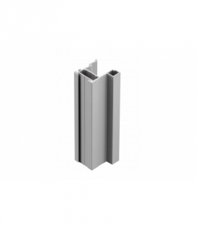 Profil aluminiowy rączka COTE 18 mm/16 mm/4 mm, L 2,7 m, kolor srebrny - anodowany GTV A-R18COTE-270-05