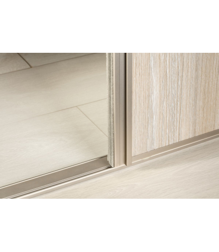 Profil aluminiowy rączka COTE 18 mm/16 mm/4 mm, L 2,7 m, kolor szampan - anodowany GTV A-R18COTE-270-90