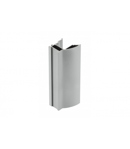Profil aluminiowy rączka NOVO S 18 mm/16 mm/4 mm, L 2,7 m, kolor srebrny - anodowany GTV A-R18NOVS-270-05
