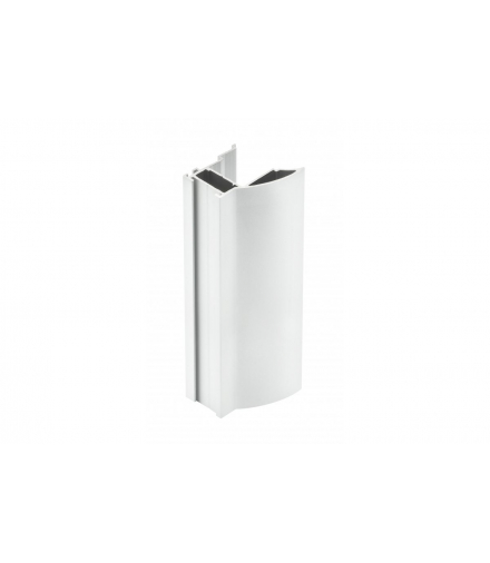 Profil aluminiowy rączka NOVO S 18 mm, L 2,7 m, kolor biały GTV A-R18NOVS-270-10