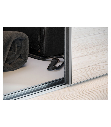 Profil aluminiowy rączka MOVENA 4 mm, L 2,7 m, kolor srebrny - anodowany GTV A-R4MOV-270-05