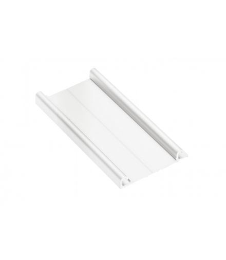 Profil aluminiowy tor dolny EVO, L 2,35 m, kolor biały GTV A-TDEVO-235-10