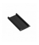 Profil aluminiowy tor dolny EVO, L 2,35 m, kolor czarny - anodowany GTV A-TDEVO-235-20M