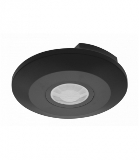 Czujnik ruchu CR-3 MINI, max 2000W, AC220-240V, 50/60Hz, 360*, 6m ± 2,2- 4m, IP20, czarny GTV CR-CR3M00-10