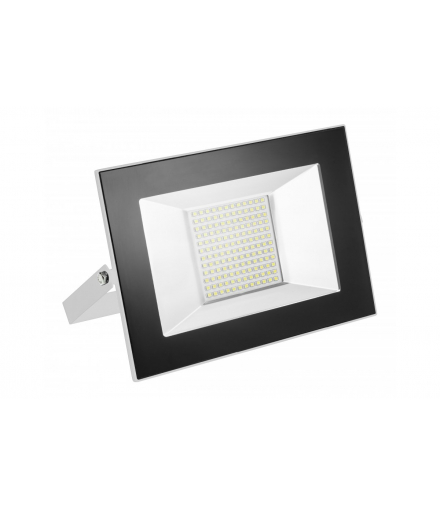 G-TECH Naświetlacz LED 100W, 7000lm AC220-240V, 50/60 Hz, PF powyżej 0,9, RA powyżej 80, IP65, 120°, 6400K, biały GTV GT-FBX100W