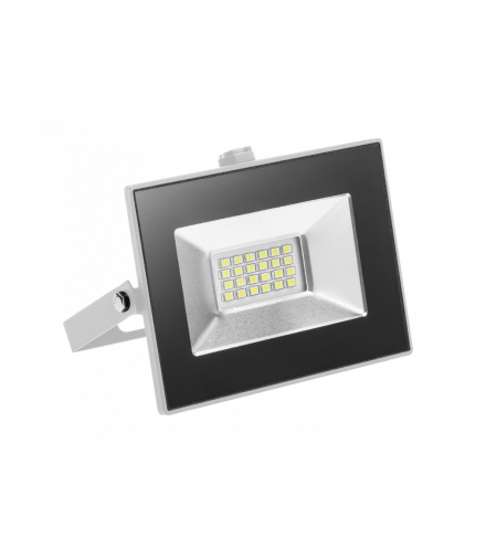 G-TECH Naświetlacz LED 20W, 1400lm AC220-240V, 50/60 Hz, PF powyżej 0,9, RA powyżej 80, IP65, 120°, 6400K, biały GTV GT-FBX20W-6