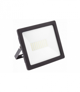 G-TECH Naświetlacz LED 50W, 4000lm AC220-240V, 50/60 Hz, PF powyżej 0,9, RA powyżej 80, IP65, 120°, 6400K, czarny GTV GT-GCX50W-