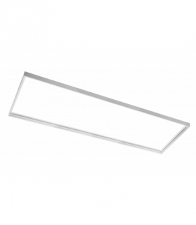 G-TECH Rama do montażu natynkowego paneli LED 30x120cm (TYPU KING, PRINCE, INNOVO), bez śrub, biała GTV GT-RM30X120-00