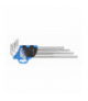 Klucze tamper torx CrV, extra długie 9 szt. GTV HT1W810
