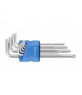 Klucze torx S2, 9 szt. długie GTV HT1W830