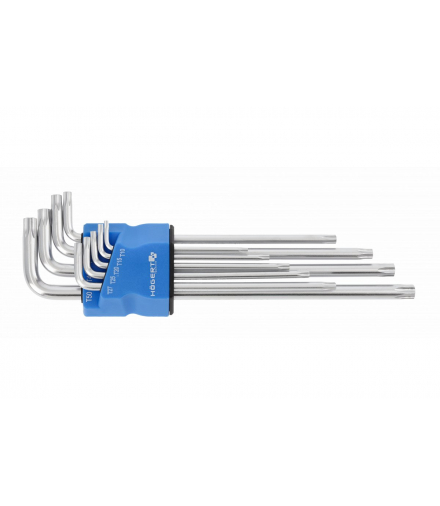 Klucze torx S2, 9 szt. extra długie GTV HT1W831