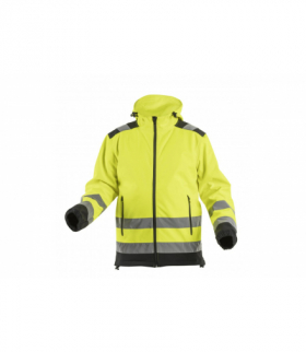 ARGEN kurtka ostrzegawcza softshell żółta 3XL (58) GTV HT5K257-3XL