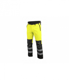 TRAUN spodnie ostrzegawcze softshell żółte XL (54) GTV HT5K337-XL