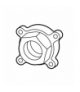 +R1/2"-MCS - Flansza rurki ciśnieniowej, R1/2 Eaton 001627