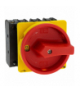 P3-63/EA/SVB/N - Wyłącznik główny, P3, 63 A, montaż, 3-biegunowe + N, Funkcja WYŁĄCZNIKA AWARYJNEGO, z czerwonym uchwytem obroto