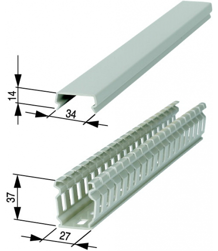 KL25/35 - Kanał kablowy, PVC, WxSxD 35x25x1500mm Eaton 012531