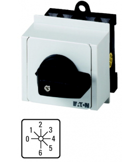 T0-3-8244/IVS - Łącznik zakresowy, 1b, Ie 12A, TC 0-6, 45°, bez samopowrotu, 45x45mm, REG Eaton 012749