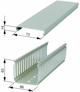 KL60/60 - Kanał kablowy, PVC, WxSxD 60x60x1500mm Eaton 029142