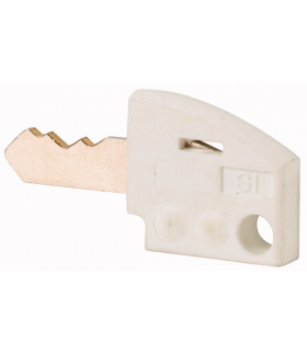 ES16-WS - Kluczyk pojedynczy, biały Eaton 030743