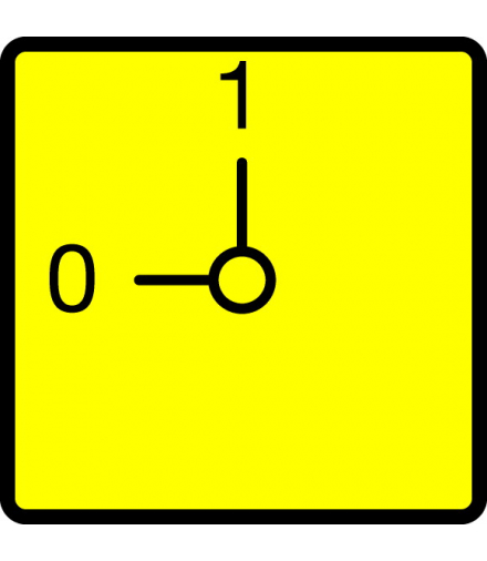 FS908GE-P3 - Tabliczka czołowa, wyłącznik awaryjny, żółty, do P§ Eaton 031475