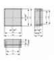CI44E-150 - Obudowa izolacyjna, +wytłoczenia, WxSxG 375x375x175mm Eaton 033809