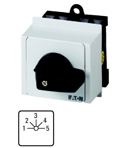 T0-3-8232/IVS - Łącznik zakresowy, 1b, Ie 12A, TC 1-5, 45°, bez samopowrotu, 45x45mm, REG Eaton 034107