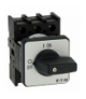 P1-25/E - Rozłącznik ZAŁ-WYŁ, P1, 25 A, montaż, 3-biegunowe, z czarnym pokrętłem i tabliczką czołową Eaton 038724